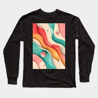 Color Swirl Harmony Long Sleeve T-Shirt